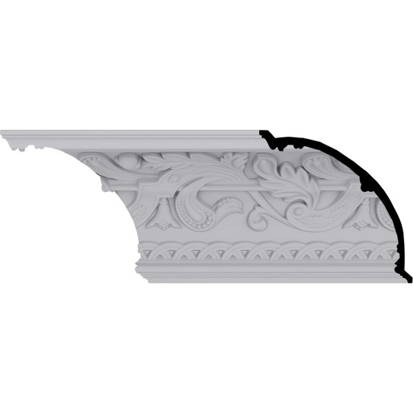 Ekena Millwork 11 1/8"H x 11 1/8"P x 15 3/4"F x 94 1/2"L, (9 5/8" Repeat), Kinsley Crown Moulding MLD11X11X15KN - main